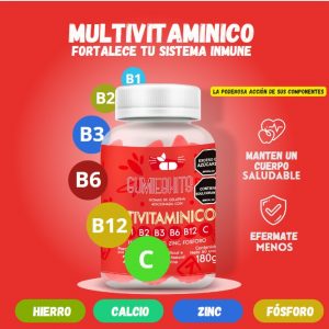 Gomitas de Multivitamínicos Adultos X5