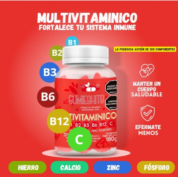 Gomitas de Multivitamínicos Adultos X5