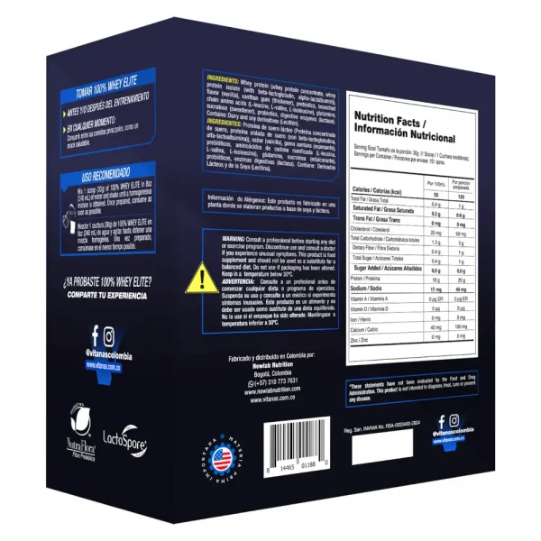 PROTEINA 100% WHEY ELITE X 10 LIBRAS - Image 3