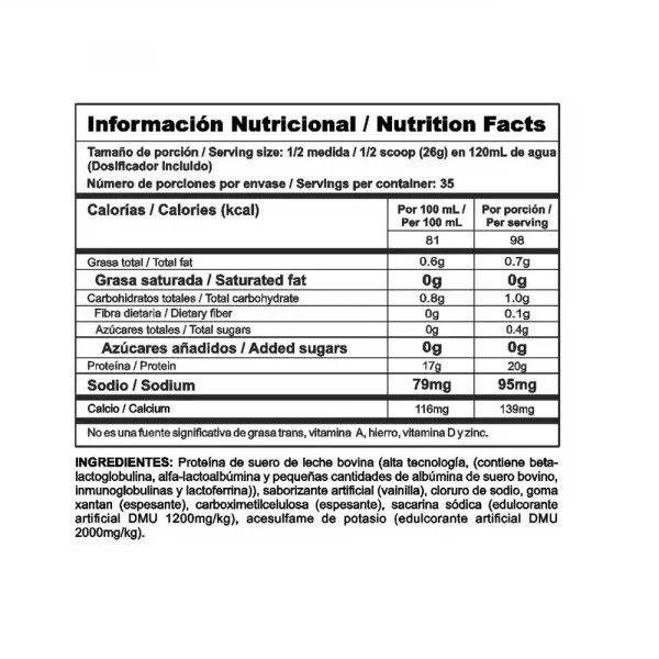 informacion bi pro 2 lb